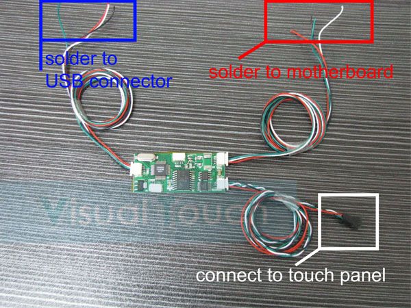 11.6 4 wire Flexible Touch Screen Panel Solder Type  