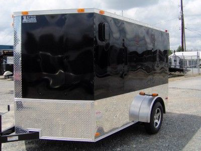 plus 2ft v nose 12 ft inside enclosed cargo motorcycle 2 bike trailer 