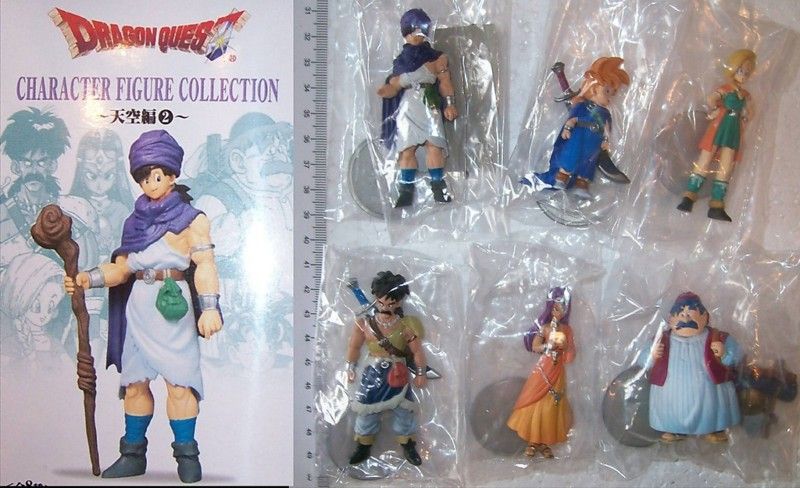 SQEX Dragon Quest Character part 2 mini figure gashapon x6  