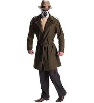 WATCHMEN DELUXE RORSCHACH COSTUME ADULT STANDARD *NEW*  