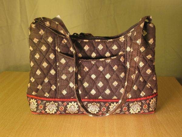 GUC VERA BRADLEY Black Small Purse Handbag  