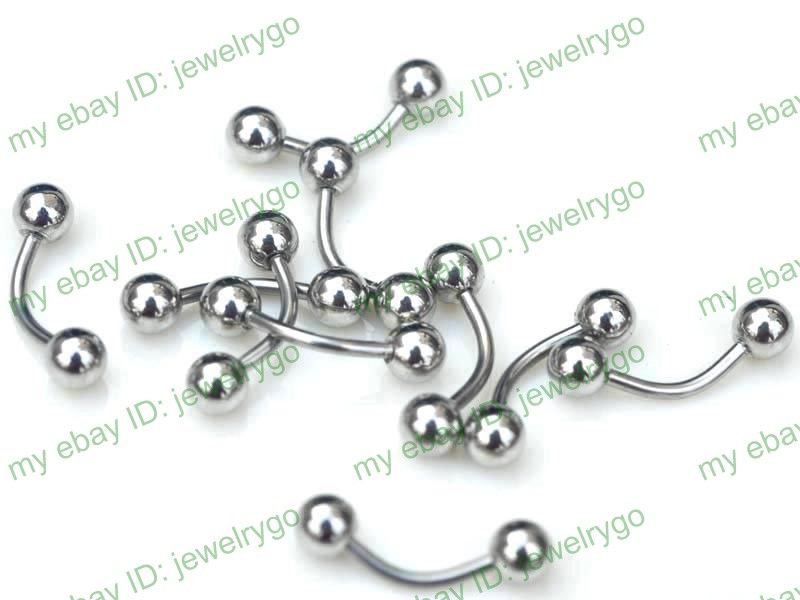 wholesale 120pcs mix 12style 316L body piercing jewelry  