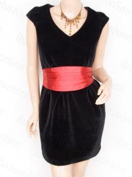 Free Ship Unique Faux Fur Lined Sleeveless Party Dress  