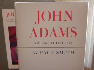 John Adams Vol I & II Page Smith 1st Edition Box 1962  