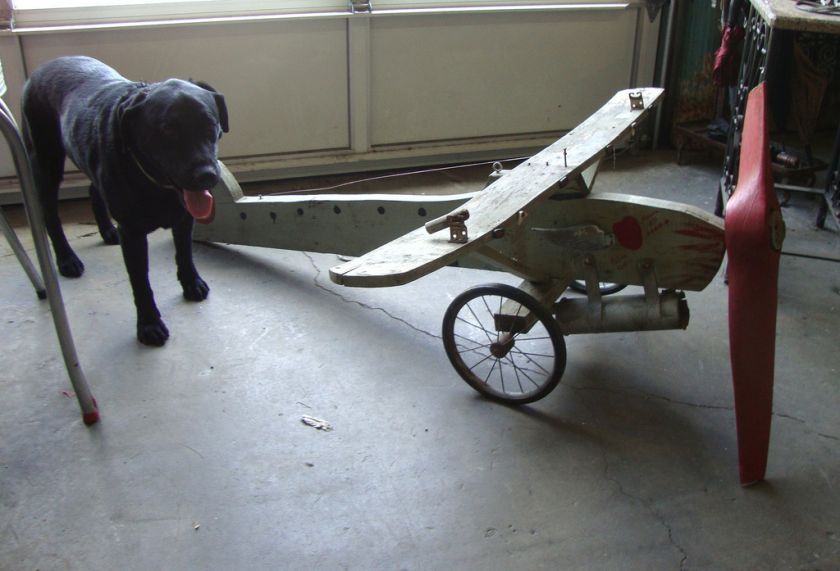 Primitive Folk Art Plane   Outsider Artist Benny Carter  