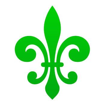 Vinyl Decal Sticker Fleur De lis religion symbol ZK6KR  