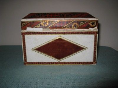 Antique 1800s Muloch Lithographed Young Child Portrait Box  