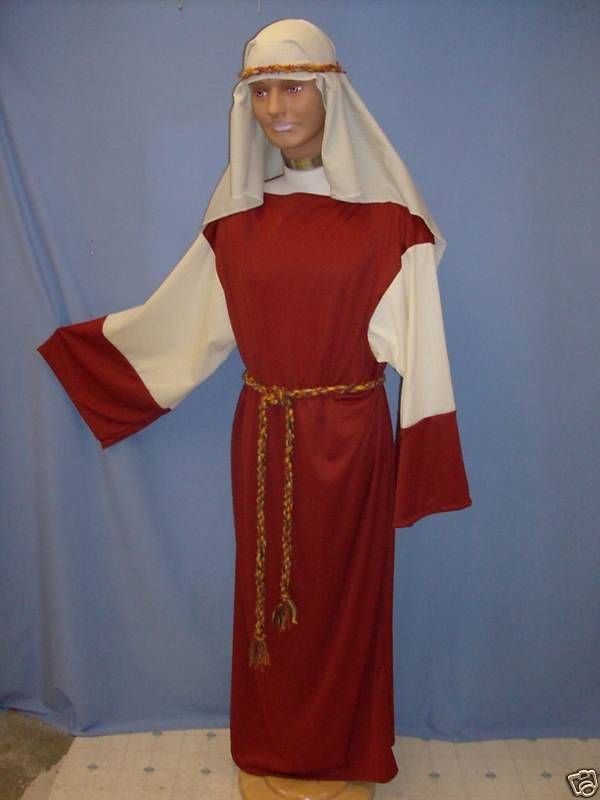 Biblical Costume Disciple Apostle Innkeeper Robe Shepherd Nativity 