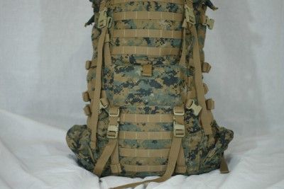 USMC DIGITAL MARPAT ILBE ARCTERYX MAIN PACK / STRAPS / HIP BELT / LID 