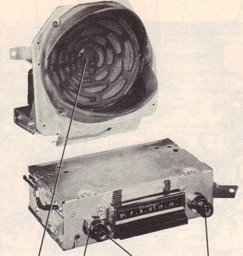 1955 FORD 5MF8 AUTO RADIO SERVICE MANUAL SCHEMATIC  