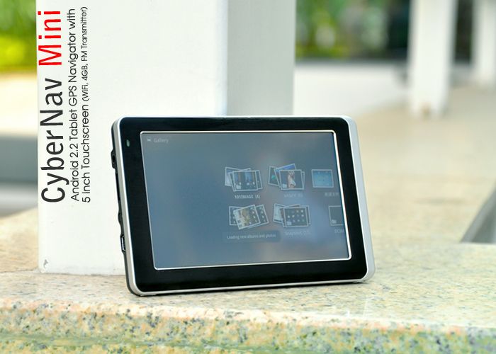 CyberNav Mini Android 2.2 Tablet GPS Sat Nav with 5 Inch Touchscreen 