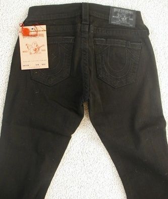 NWT True Religion Casey legging jeans in Super Vixen/Black  