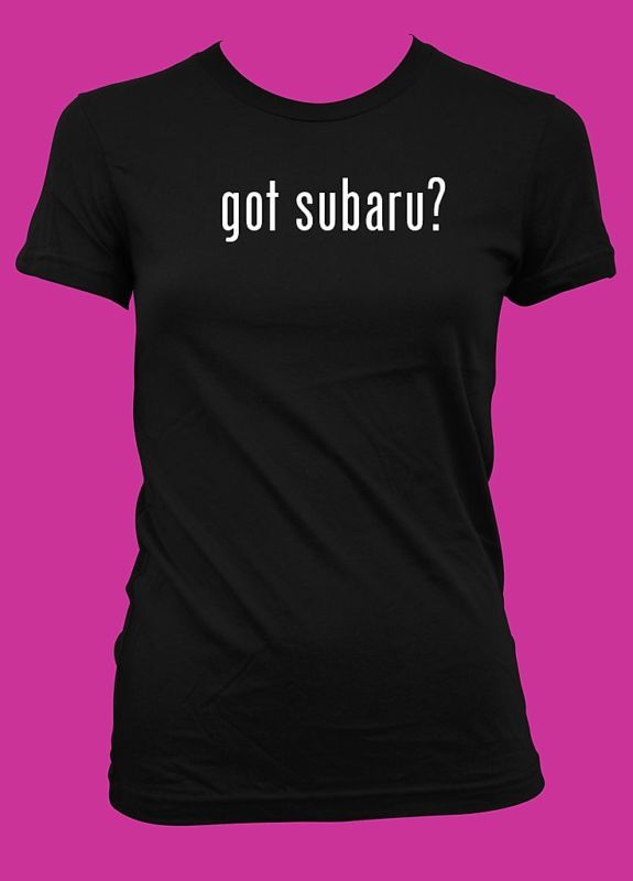 got subaru? Funny Womens T Shirt American Apparel  