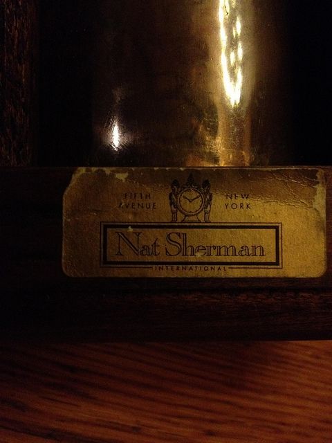 Rare Vintage Nat Sherman Cigar Ashtray Made in Italy  