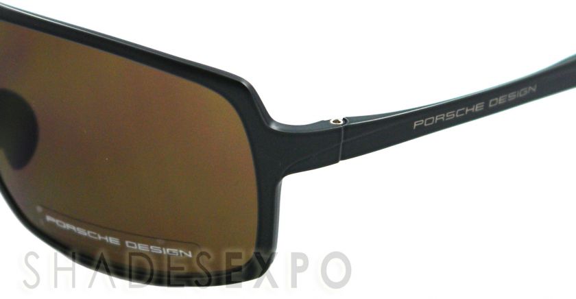 NEW PORSCHE SUNGLASSES P 8495 A BLACK P8495 AUTH  