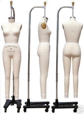 Professional dress form, Mannequin,Full Size 4, w/legs  