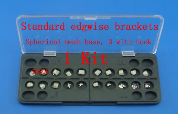 Dental Orthodontic Standard edgwise brackets  with Hook  