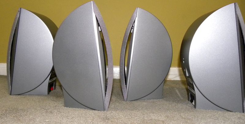 ONKYO SPEAKER SYSTEM HT P340 FOUR PCS 120WATTS MAX  