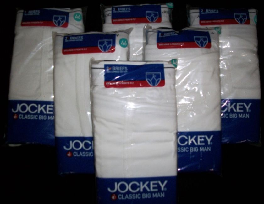 NIB Jockey Classic Big Man Briefs Y Front Fly Size 46  