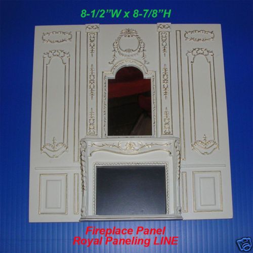 Miniature Fireplace Panel ROYAL PANELING dollhouse new  