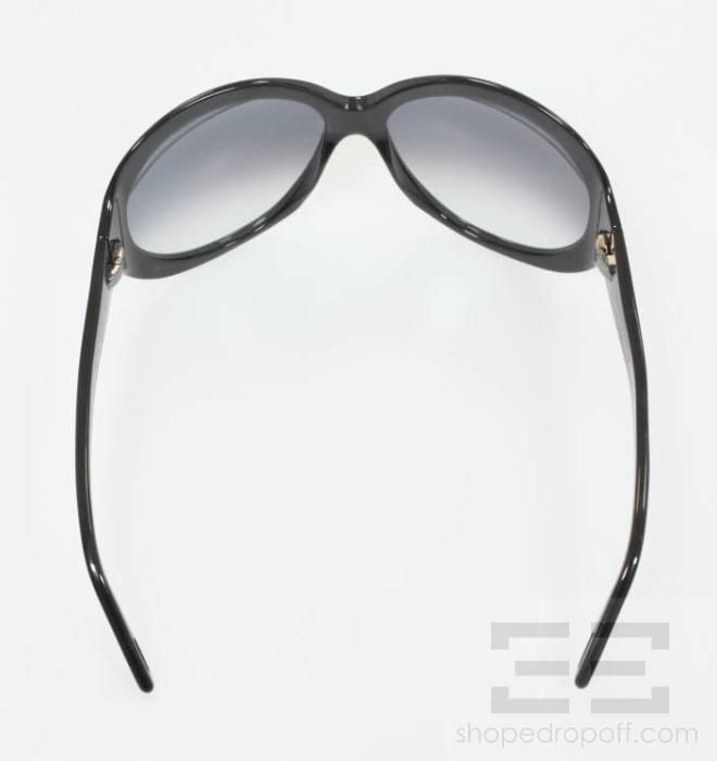 Tom Ford Black Oversize Frame Anna Sunglasses NEW  