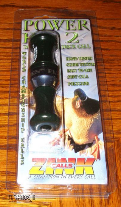 FRED ZINK CALLS PH 2 POWER HEN POLYCARBONATE DUCK CALL MALLARD GREEN 