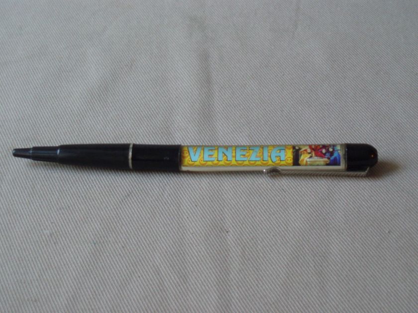 floaty pen souvenir Venezia view gondola vintage Venice  