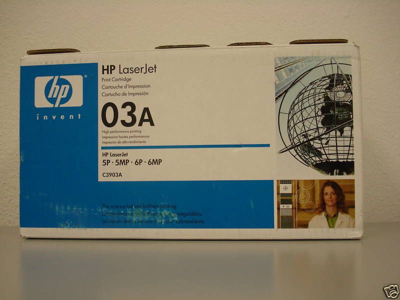 HP C3903A, HP03A TONER CARTRIDGE GENUINE NEW OPEN BOX  