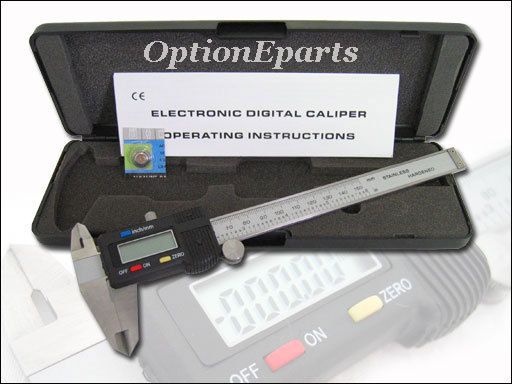 DIGITAL CALIPER ELECTRONIC LCD DISPLAY 2 BATTERY SET  