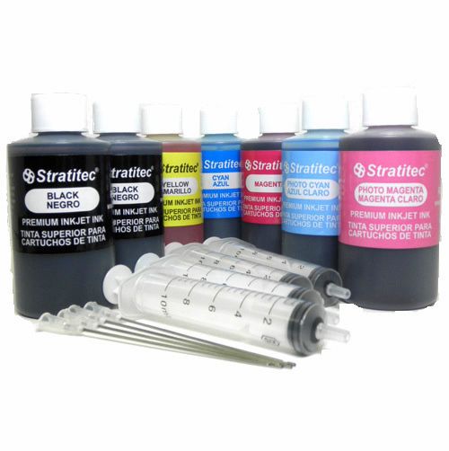   Premium Inkjet Ink Refill Kit 21oz(595ml) With Refill Syringes  