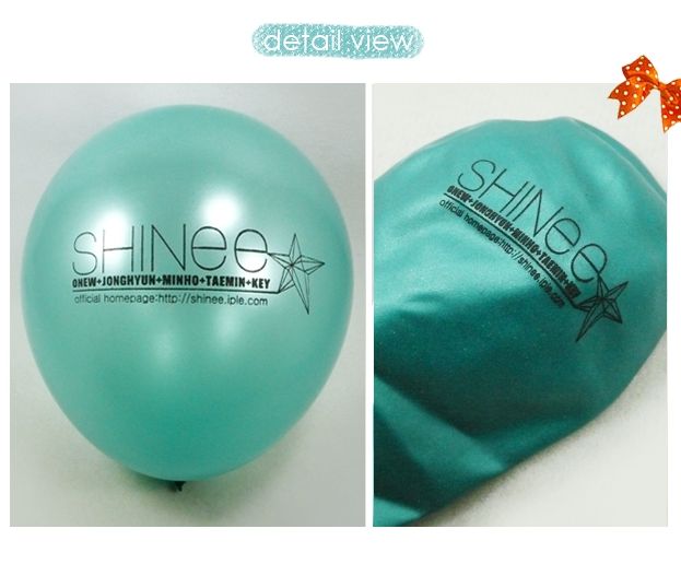 SHINee   Balloon For Cheer SHINee (Pearl Aqua)   10 Pieces  