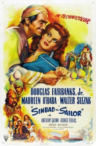 SINBAD THE SAILOR 1947 Fairbanks O’Hara 16mm FEATURE  