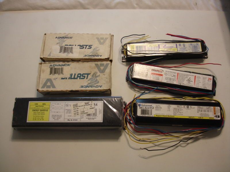   Mixed Lot Advance GE Lighting Ballast Ballasts Transformer Flourescent