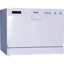 HAIER HDC2406TW, 6 Place Setting CounterTop Dishwasher  
