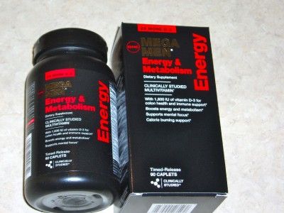 GNC MEGA MEN ENERGY AND METABOLISM MULTIVITAMIN ~ 90 Count ~  