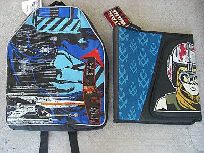 STAR WARS X WING FIGHTER PILOT BACKPACK & BINDER NEW  