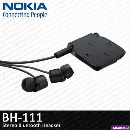 Nokia BH 111 A2DP Music Stereo Bluetooth Headset Black  