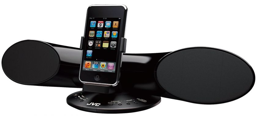 JVC XS SR3 Surround Sound System for iPod with Rotational Dock  