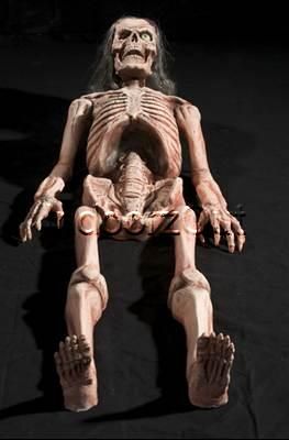 SKELETON BONES HALLOWEEN ANIMATED PROP HAUNTED HOUSE  