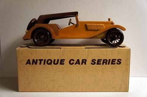 Antique Car Series   1945 MG TC Wooden Car  