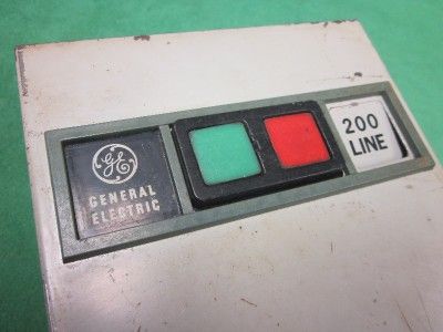 GE CR206A100ABA A/C AC MAGNETIC MOTOR STARTER 2HP 3P 00  