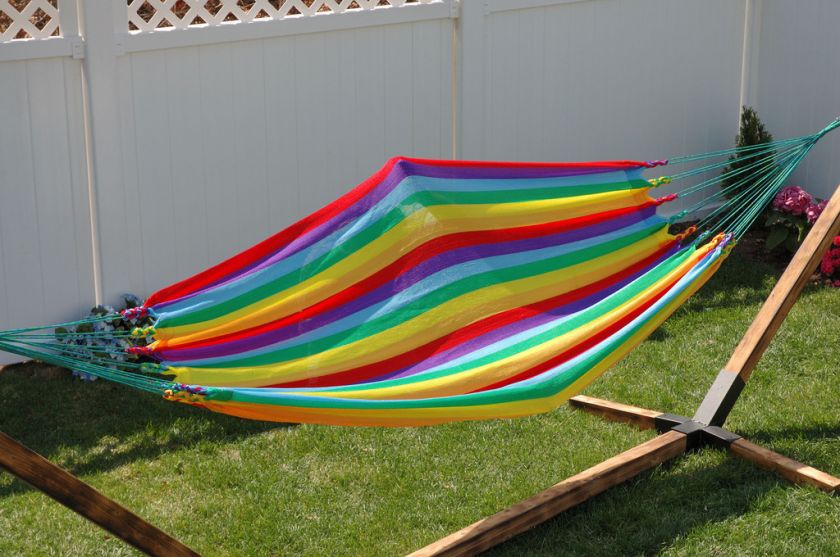 Multi colored ropes Rainbow Mayan Hammock Width60  