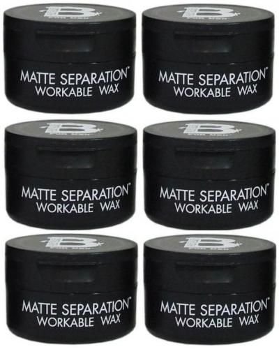 Tigi B FOR MEN Bed Head Matte Pliable Workable Wax x6  