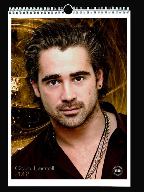 COLIN FARRELL 2012 WALL HOLIDAY CALENDAR  