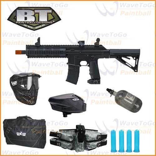   TM 15 Paintball Marker Gun MEGA Combo w/ 68ci Carbon Fiber Tank  