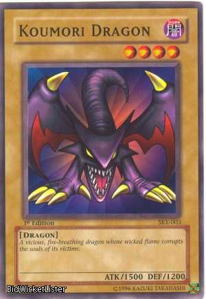 3x SKE 003 Koumori Dragon (C) Yugioh Card (Mint)  