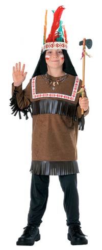 Child Small Kids Cherokee Warrior Indian Costume   Indi  