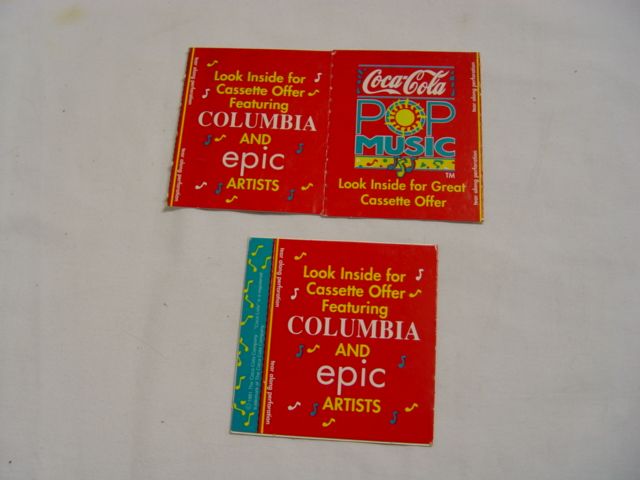 80s Coca Cola Coke Unopened Pop Music Cassette Offer  