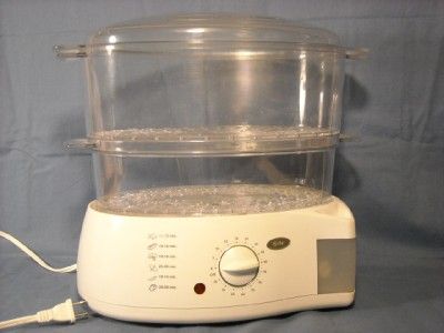 OSTER STEAMER RICE COOKER DOUBLE 2 TIER FOOD STEAMER  