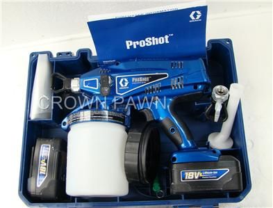 GRACO PRO SHOT CORDLESS PAINT SPRAYER  